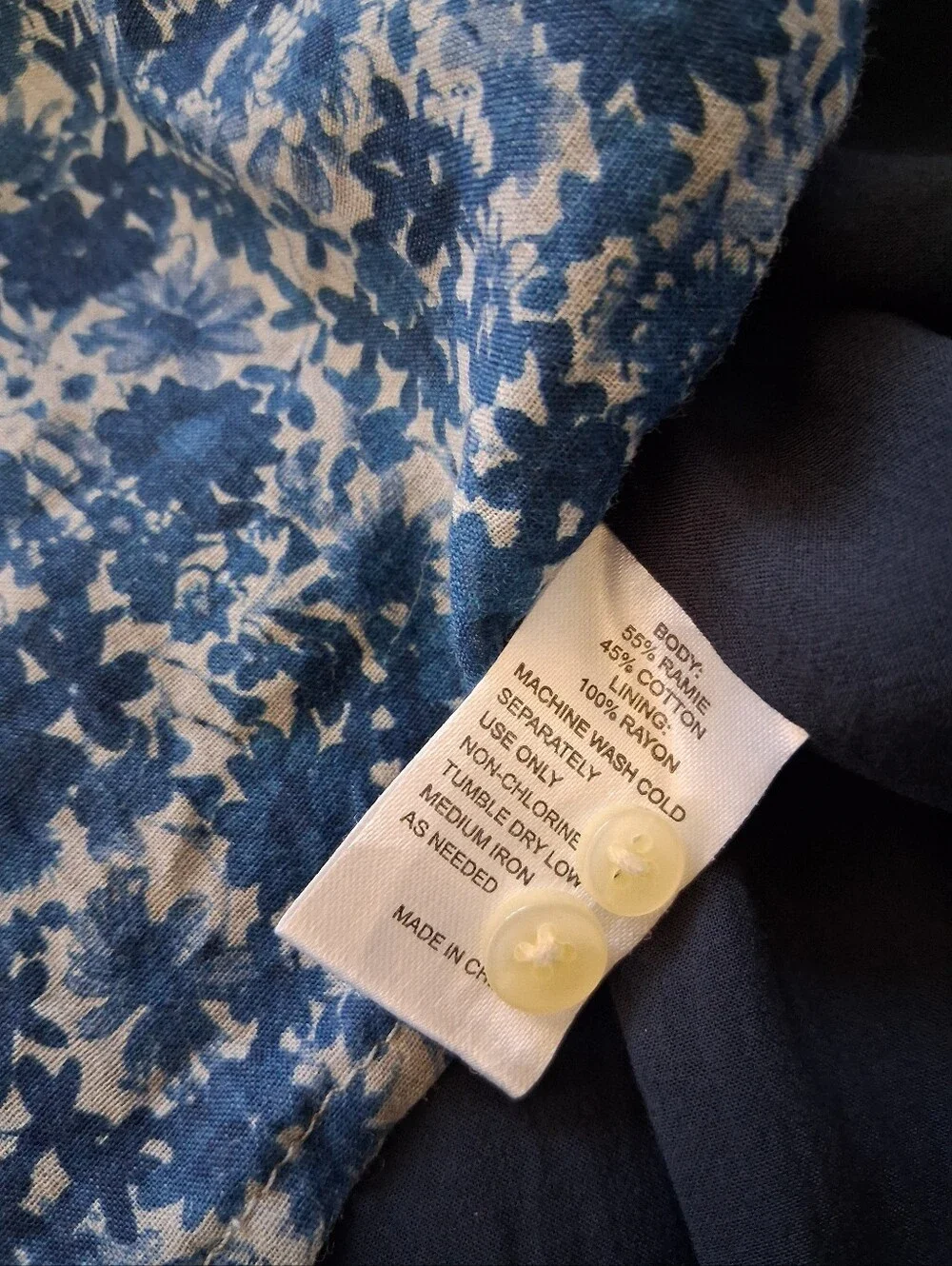 Trovata Birds Of Paradis Mamie Long Maxi Dress Indigo Floral - Picture 7 of 15